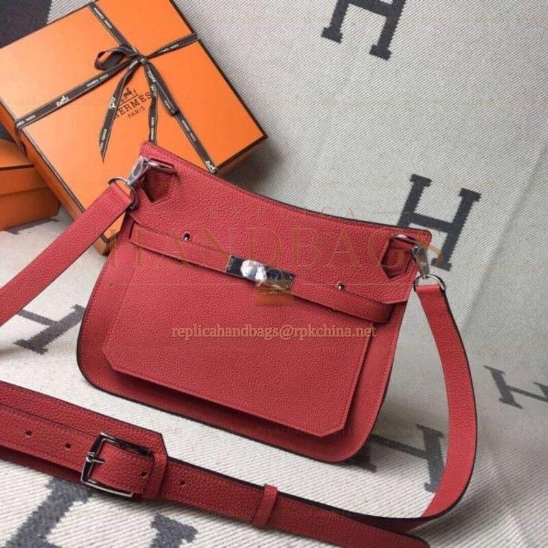 Replica Hermes Red Jypsiere 28 Smooth Leather Bag