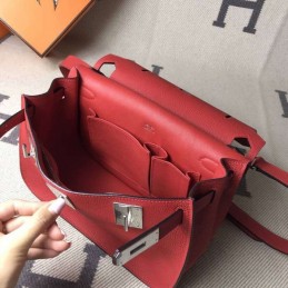 Replica Hermes Red Jypsiere 28 Smooth Leather Bag
