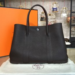 Replica Hermes Black Garden Party 36 Multicolor Twilly Bag