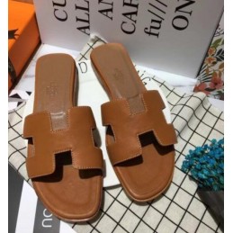 Replica Hermes Brown Oran Sandal