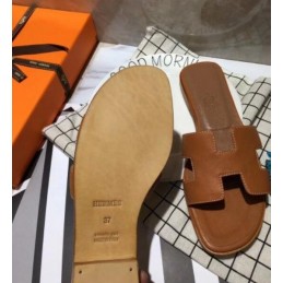 Replica Hermes Brown Oran Sandal