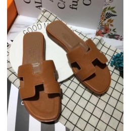 Replica Hermes Brown Oran Sandal