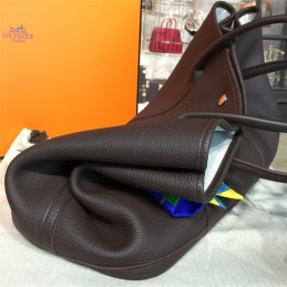 Replica Hermes Black Garden Party 36 Multicolor Twilly Bag