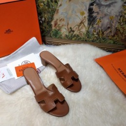 Replica Hermes Caramel Oran Sandal