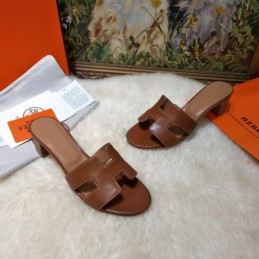 Replica Hermes Caramel Oran Sandal