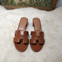 Replica Hermes Caramel Oran Sandal
