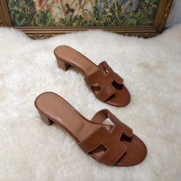 Replica Hermes Caramel Oran Sandal