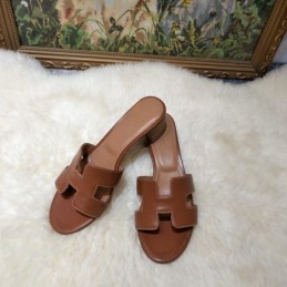 Replica Hermes Caramel Oran Sandal