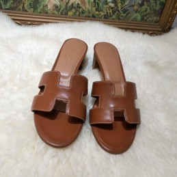 Replica Hermes Caramel Oran Sandal