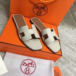 Replica Hermes Ivory Oran Sandal