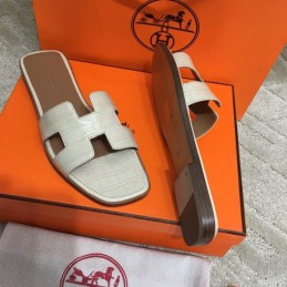 Replica Hermes Ivory Oran Sandal