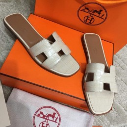 Replica Hermes Ivory Oran Sandal