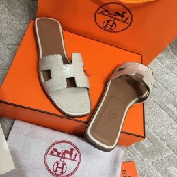 Replica Hermes Ivory Oran Sandal