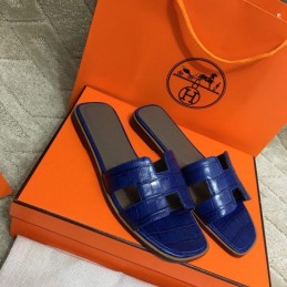 Replica Hermes Blue Oran Sandal