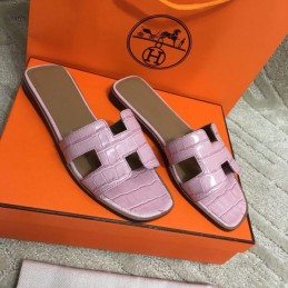 Replica Hermes Pink Oran Sandal