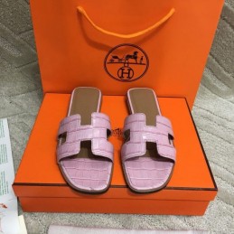 Replica Hermes Pink Oran Sandal
