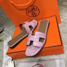 Replica Hermes Pink Oran Sandal
