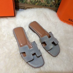 Replica Hermes Gray Oran Sandal