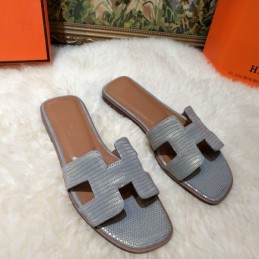 Replica Hermes Gray Oran Sandal