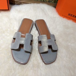 Replica Hermes Gray Oran Sandal