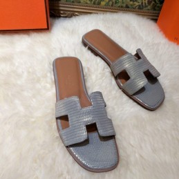 Replica Hermes Gray Oran Sandal