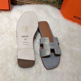 Replica Hermes Gray Oran Sandal