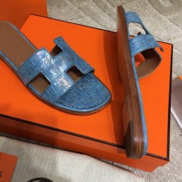 Replica Hermes Sky Blue Oran Sandal