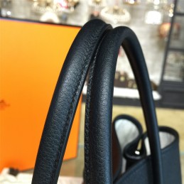 Replica Hermes Black Garden Party 36 Yellow Blue Twilly Bag