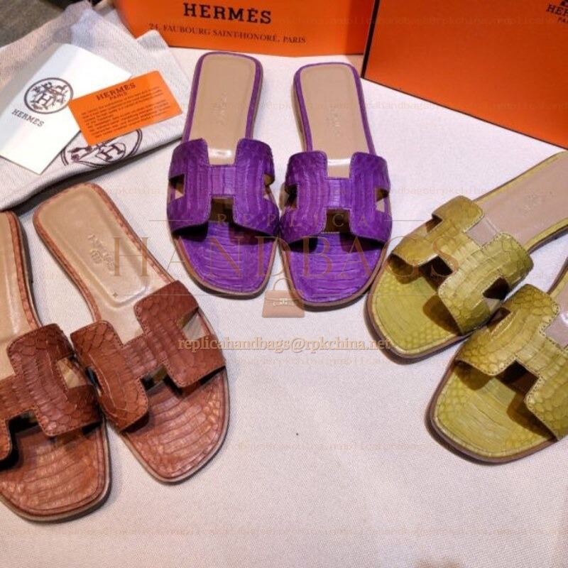 Replica Hermes Multicolor Oran Sandal