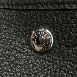 Replica Hermes Black Garden Party 36 Yellow Blue Twilly Bag