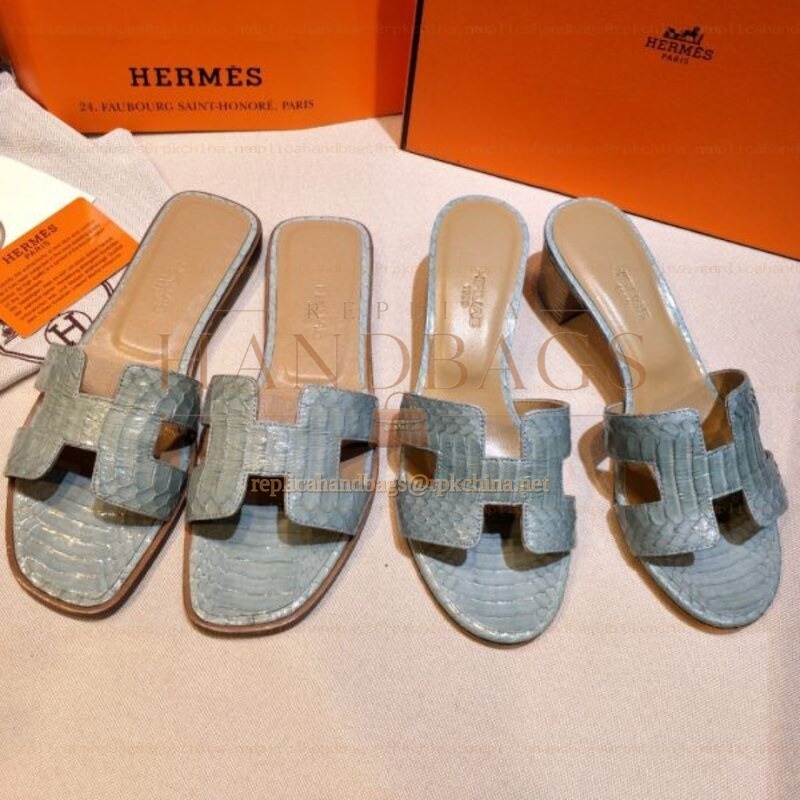 Replica Hermes Pastel Oasis Heel Sandal