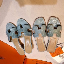 Replica Hermes Pastel Oasis Heel Sandal