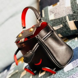 Replica Hermes Black Kelly Doll Bag