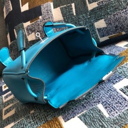 Replica Hermes Teal Kelly Doll Bag
