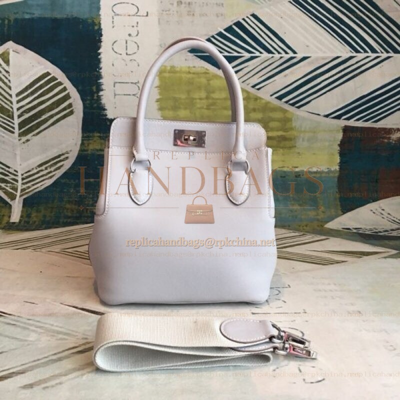 Replica Hermes White Toolbox 20 Bag
