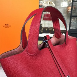 Replica Hermes Red Picotin Lock 13 Bag