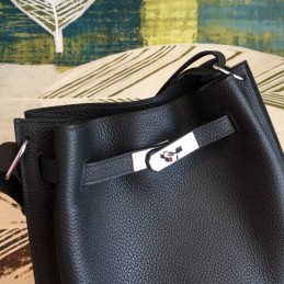 Replica Hermes Black So Kelly 22 Bag