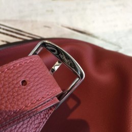 Replica Hermes Burgundy So Kelly 22 Smooth Leather Bag