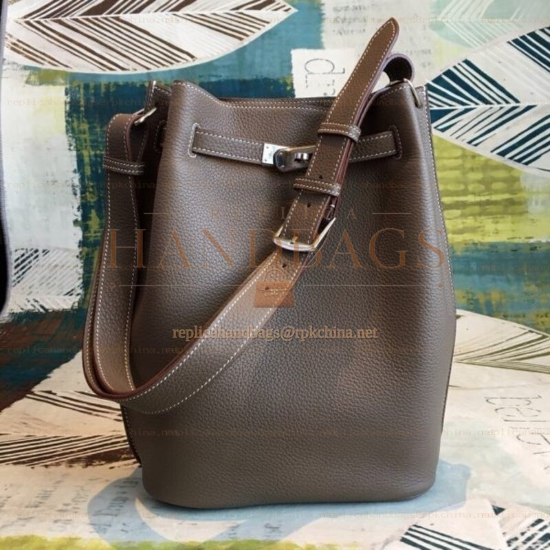 Replica Hermes Taupe So Kelly 22 Bag