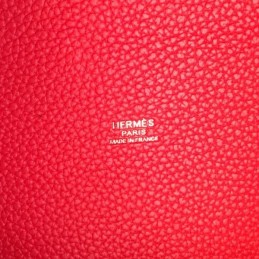 Replica Hermes Red Picotin Lock 22 Smooth Leather Bag