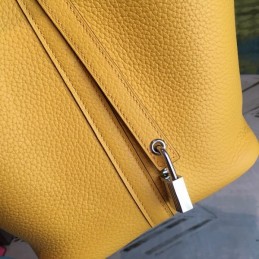 Replica Hermes Tan Picotin Lock 22 Smooth Leather Bag
