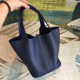Replica Hermes Navy Picotin Lock 22 Bag