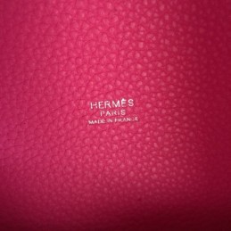 Replica Hermes Red Picotin Lock 22 Gold Hardware Bag