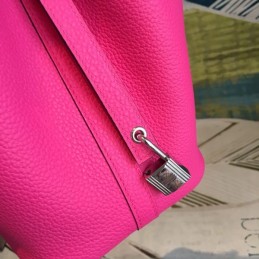 Replica Hermes Red Picotin Lock 22 Gold Hardware Bag