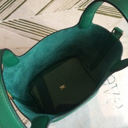 Replica Hermes Green Picotin Lock 22 Smooth Leather Bag