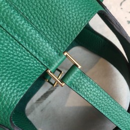 Replica Hermes Green Picotin Lock 22 Smooth Leather Bag