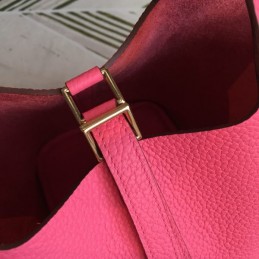 Replica Hermes Red Picotin Lock 22 Palladium Hardware Bag