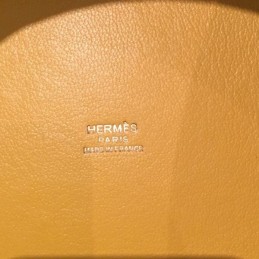 Replica Hermes Yellow Ostrich Leather Picotin Lock 22 Gold Hardware Bag