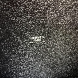 Replica Hermes Black Ostrich Leather Picotin Lock 22 Bag