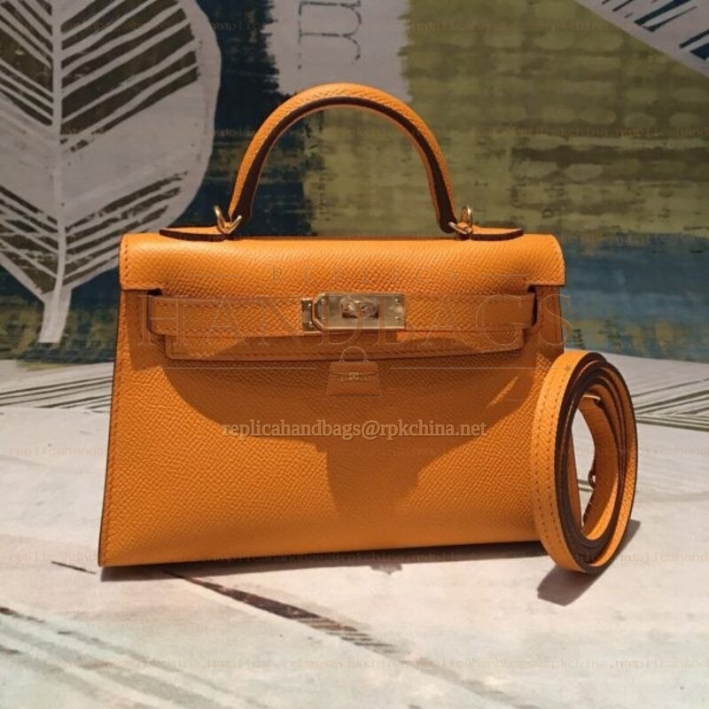 Replica Hermes Yellow Kelly Mini 20 Bag